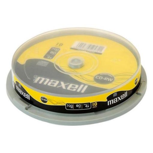 Immagine di CD-RW Maxell 10pz  campana