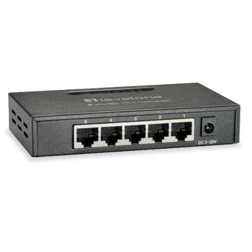 Immagine di LEVELONE GEU-0523 - SWITCH 5-PORTE GIGABIT Metallo