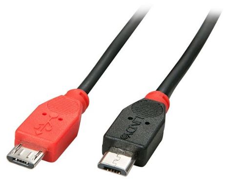 Immagine di CAVO microUSB 2.0 NERO, 0.5m