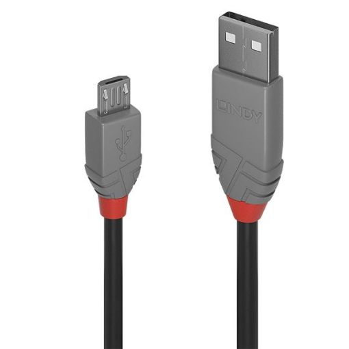 Immagine di CAVO USB 2.0 TIPO A/micro B NERO, 0,2M