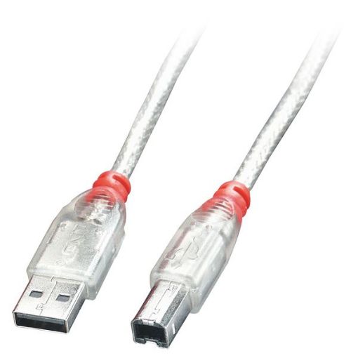 Immagine di CAVO USB 2.0 TIPO A/TIPO B BIANCO, 0.5M