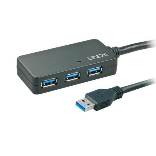 Immagine di Prolunga Attiva USB 3.0 con Hub Pro, 10m