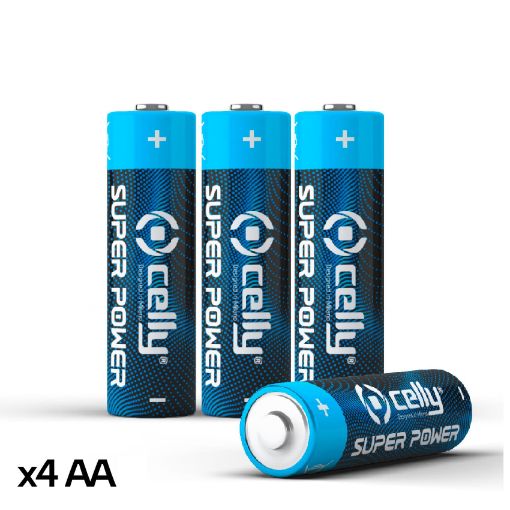 Immagine di ALKALINE BATTERIES - AA STILO 4PZ