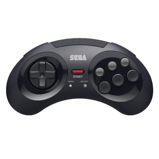 Immagine di Retro-Bit SEGA MD BT Pad Black