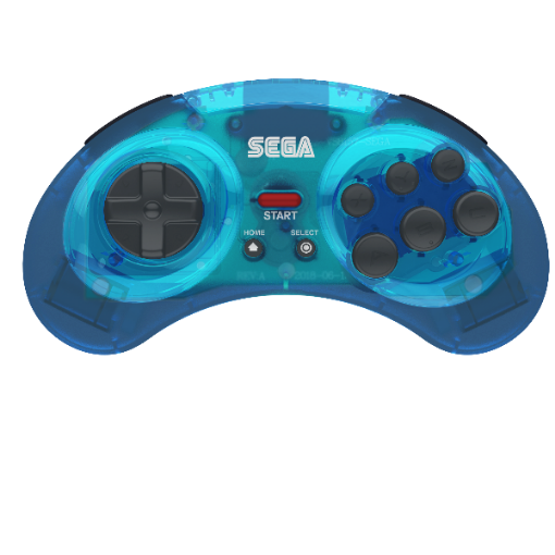 Immagine di Retro-Bit SEGA MD BT Pad Blue