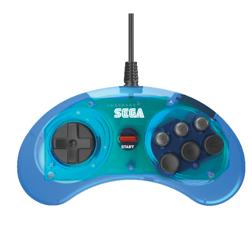 Immagine di Retro-Bit SEGA MD Mini 6-B USB Blue