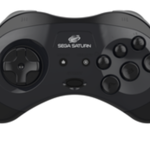 Immagine di Retro-Bit SEGA Saturn BT Pad Black