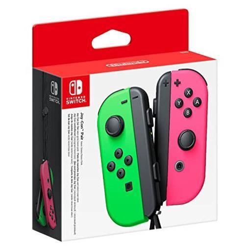 Immagine di Coppia di Joy-Con Verde Neon e Rosa Neon