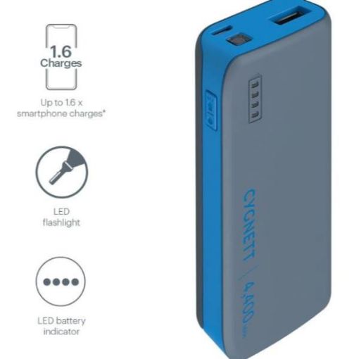 Immagine di Battery Bank 4400 mah con torcia LED integrata