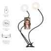 Immagine di V-Dual Classic 2-in-1 Ring Light con supporto per telefono