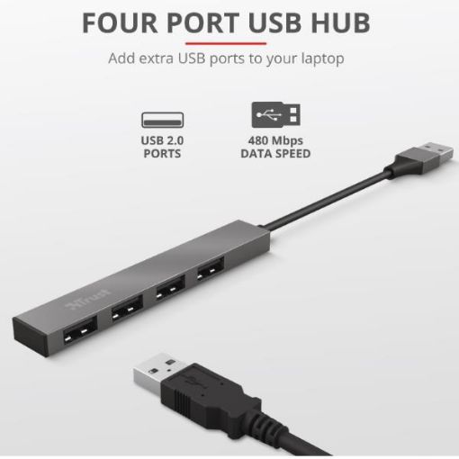 Immagine di Halyx Aluminium 4-Port Mini USB Hub