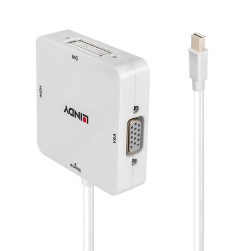 Immagine di Converter Mini DisplayPort 1.2 a HDMI 18G, DVI & VGA Attivo