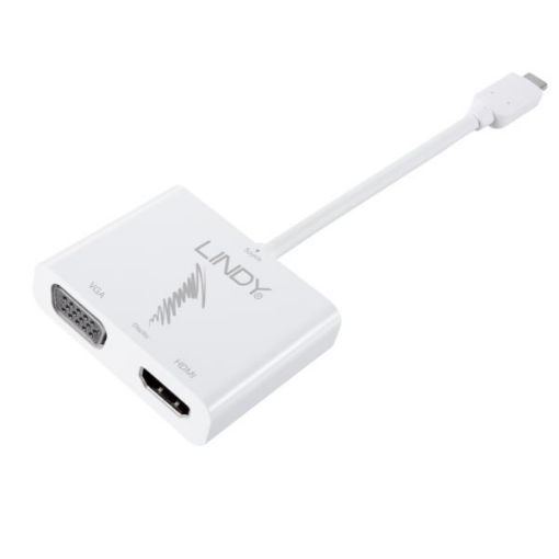 Immagine di Converter USB Tipo C a HDMI & VGA Dual Display