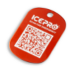 Immagine di ICEPRO - Medaglietta con QR Code identificativo