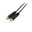 Immagine di Splitter stereo 15 cm - 3,5mm M a 2x F