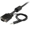 Immagine di Cavo coassiale VGA 2 m con audio HD15 M/M