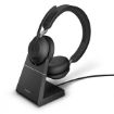 Immagine di JABRA EVOLVE2 65 UC STEREO BLACK con base di ricarica