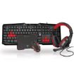 Immagine di TECHMADE KIT GAMING 2 TASTIERA - MOUSE - CUFFIE - MOUSEPAD