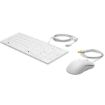 Immagine di Kit Tastiera e mouse HP USB Healthcare Edition sanificabile Bianca