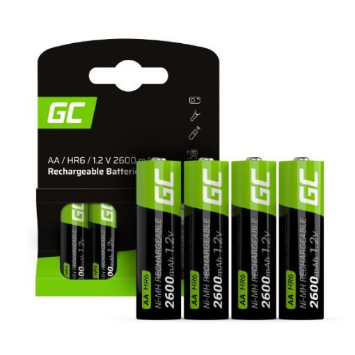 Immagine di Rechargeable Batteries 4xAA HR6 2600Mah