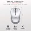 Immagine di YVI WIRELESS MOUSE WHITE