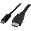 Immagine di Cavo Convertitore Adattatore USB-C a HDMI da 2mt NERO