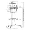 Immagine di TV Stand 70 VCE-Shelf