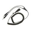 Immagine di Cavo PC spiralato connessione PC - QD -> 2x3,5 mm - 2 m per cuffie con filo