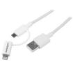 Immagine di Cavo 2 in 1 USB a Lightning 8 pin o Micro USB -1m