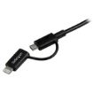 Immagine di Cavo 2 in 1 USB a Lightning 8 pin o Micro USB -1m