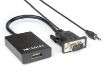 Immagine di VGA M to HDMI F con audio Jack 3,5mm