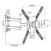 Immagine di EQUIP - STAFFA TV PARETE 23"-55" ARTICOLATA