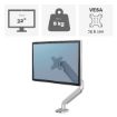 Immagine di BRACCIO MONITOR SINGOLO PLATINUM COLORE SILVER