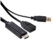 Immagine di Adattatore HDMI  a DISPLAYPORT  maschio/femmina con alim. USB