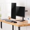 Immagine di EQUIP - STAFFA DOPPIO MONITORT SCRIVANIA 17"-32" , 360°