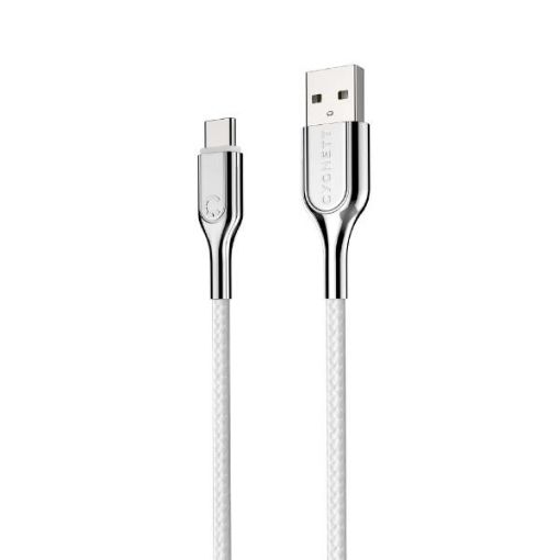 Immagine di Armoured 2.0 Cavo USB-C ad  USB-A  (3A/60W ) 2M - Bianco