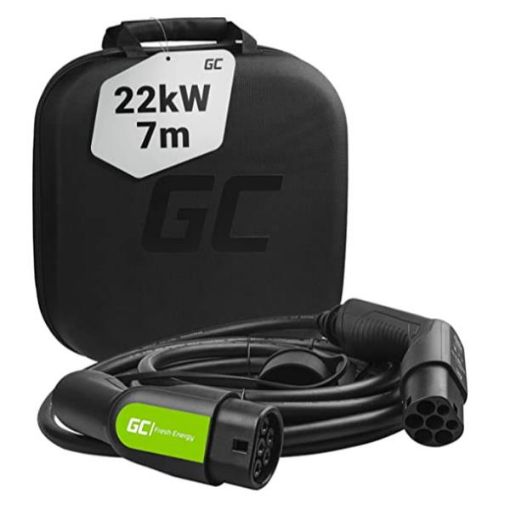 Immagine di Green Cell - GC Tipo 2 Cavo di Ricarica EV Auto Elettrica PHEV 22KW 7 Metri