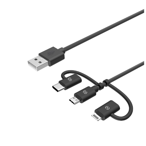 Immagine di USB3IN1 - 3in1 Micro Usb/ USB-C/ Lightning Cable 12W - RECYCLE