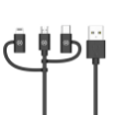 Immagine di USB3IN1 - 3in1 Micro Usb/ USB-C/ Lightning Cable 12W - RECYCLE