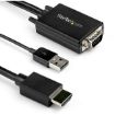 Immagine di Cavo adattatore convertitore da VGA a HDMI con audio USB 2m