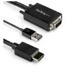 Immagine di Cavo adattatore convertitore da VGA a HDMI con audio USB 3m