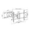 Immagine di EQUIP - STAFFA TV 37"-90" TILT/SWIVEL DA PARETE