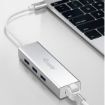 Immagine di EQUIP - HUB USB-C 3-PORTE USB 3.0 con adattatore di rete Gigabit