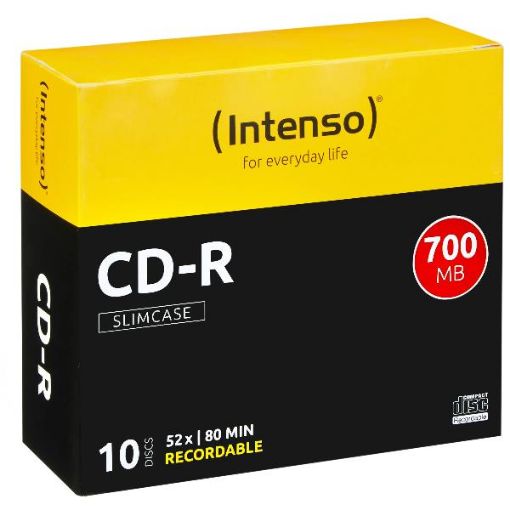 Immagine di CD-R 700 MB SLIM CASE 10PZ