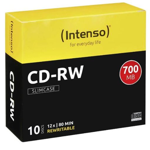 Immagine di CD-RW 700 MB SLIM CASE 10 PZ.