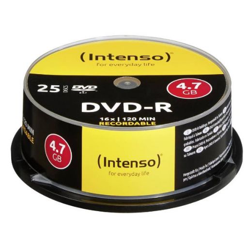 Immagine di DVD-R 4.7 GB - 16X - SPINDLE 25 PZ.