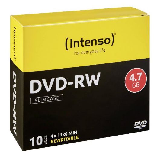 Immagine di DVD-RW 4.7 GB - SLIM CASE 10 PZ.