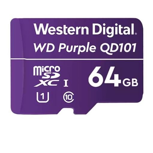 Immagine di MICROSD WD PURPLE 64GCLAS 10