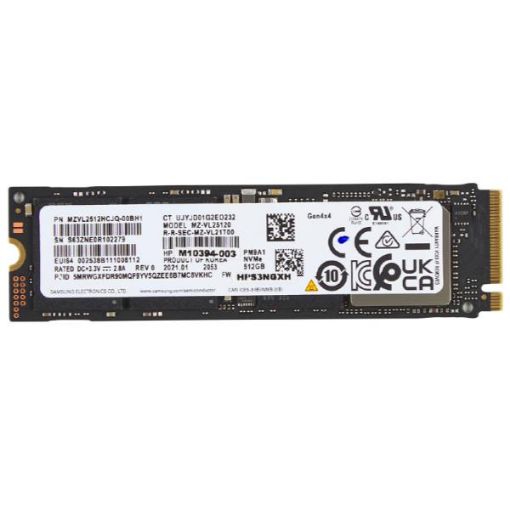 Immagine di SSD da 512 GB PCle 4x4 NVMe M.2 2280 (Notebook)