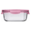 Immagine di LUNCH BOX IN VETRO   ROSA